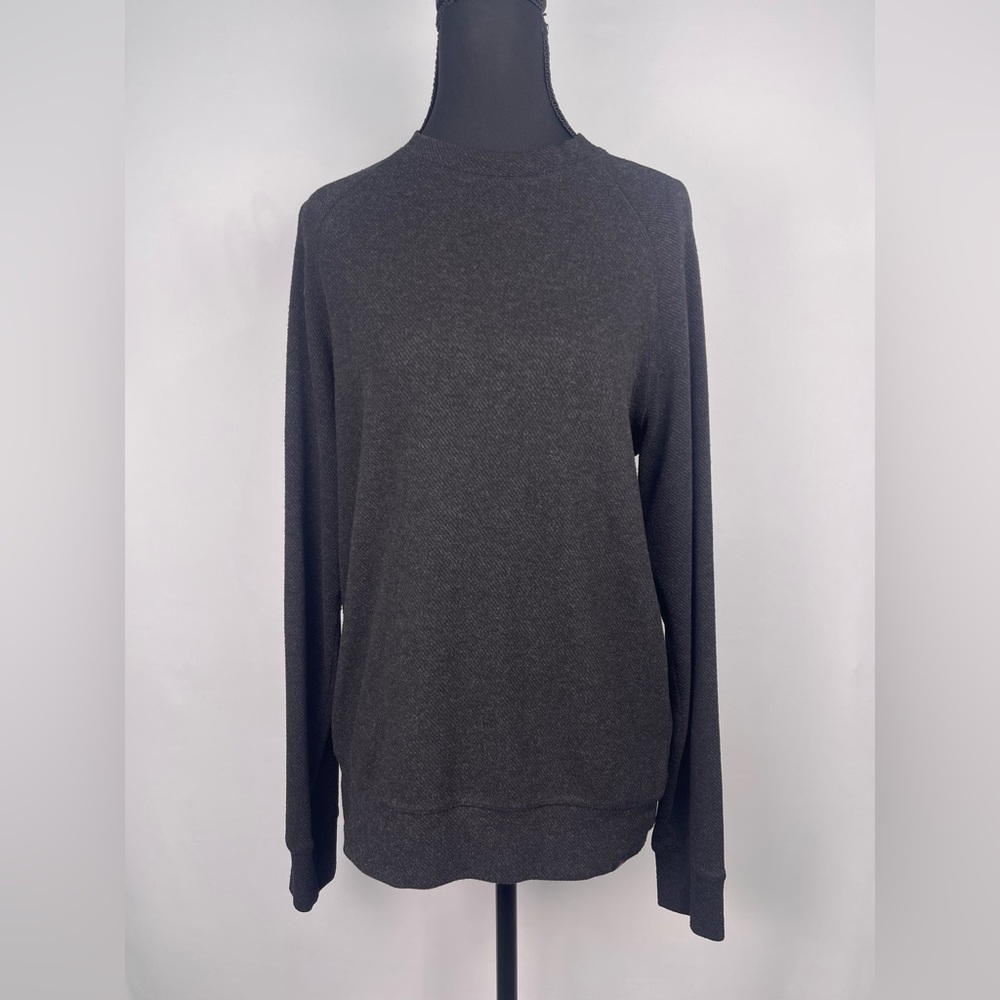 Faherty Dark Gray Crewneck Top